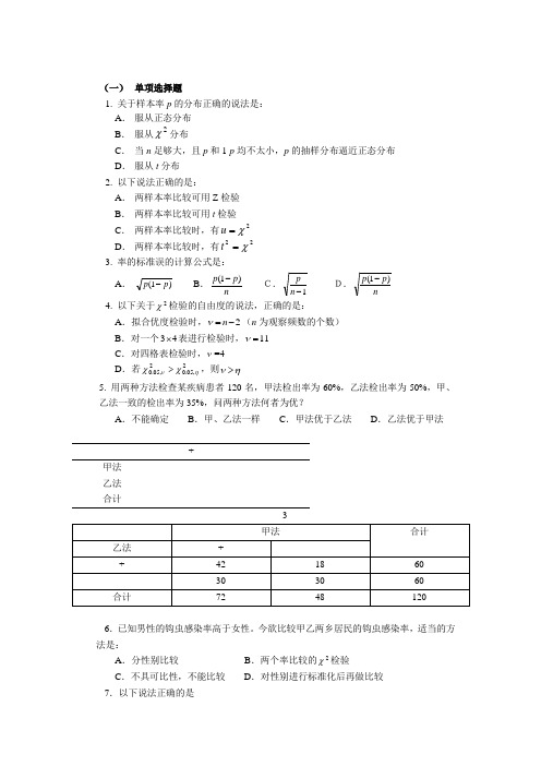 卡方检验