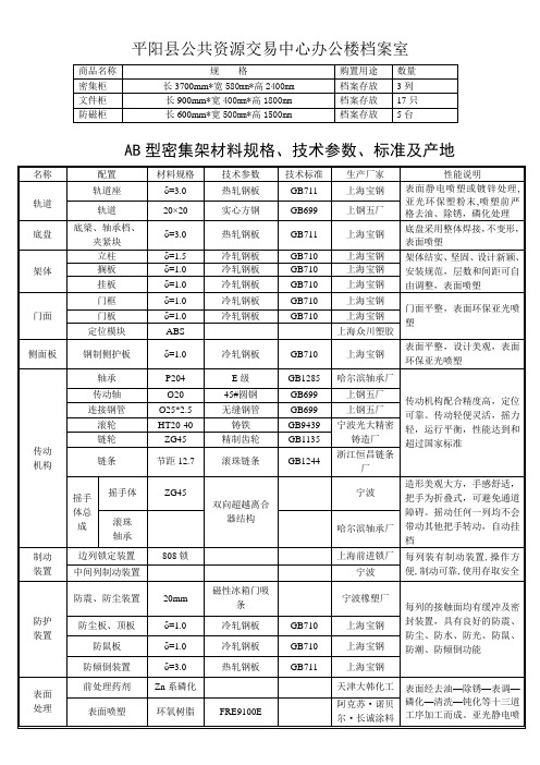 平阳县公共资源交易中心办公楼档案室