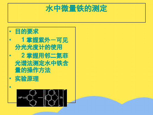 饮用水中微量铁的测定(“吸收”相关文档)共6张