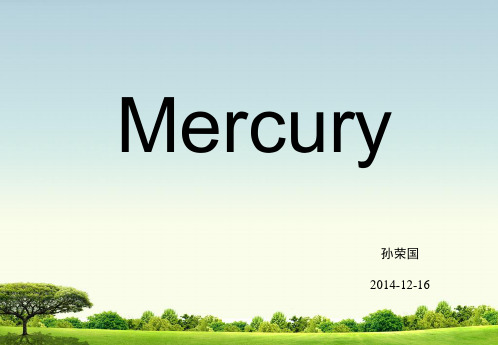 Mercury 汞的基本知识