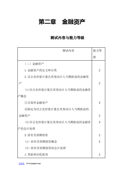 13注会--第二章  金融资产--习题讲解