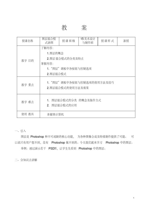 ps图层混合模式教案(图层混合模式溶图)