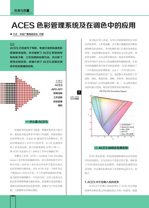 ACES色彩管理系统及在调色中的应用