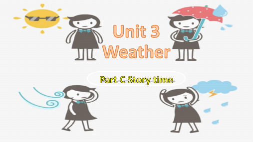 人教PEP版英语四年级下册Unit 3 Weather Part C Story time课件