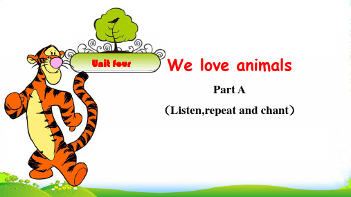 pep三年级英语上册unit4 Part A Letters and sounds-课件