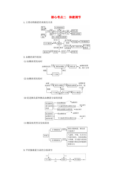 新教材适用2024版高考生物二轮总复习第1部分核心考点突破专题7生命活动的调节第2讲神经调节与体液调