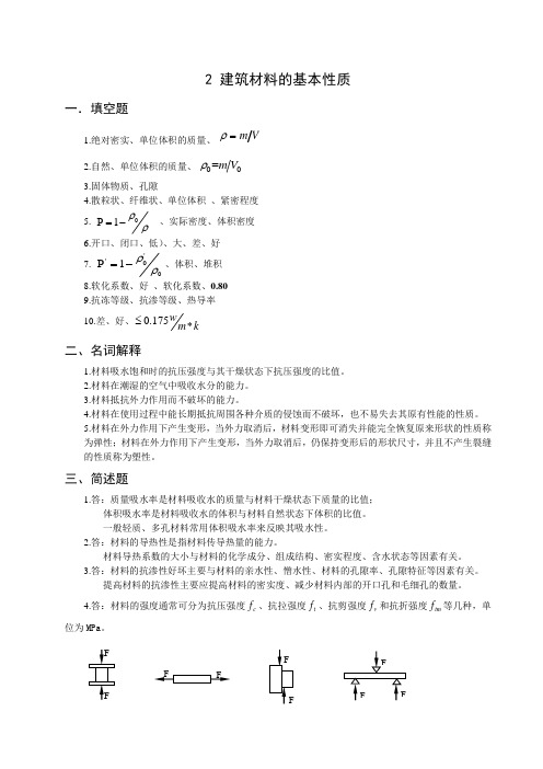 02 建筑材料的基本性质