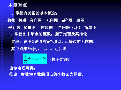 离散数学——图论部分习题课