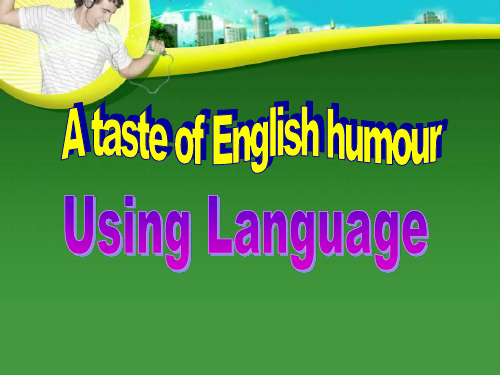 (人教版)英语必修4课件:unit 3 using language