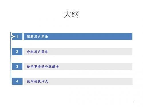 SAP概览培训文档_人力资源_02 基础操作