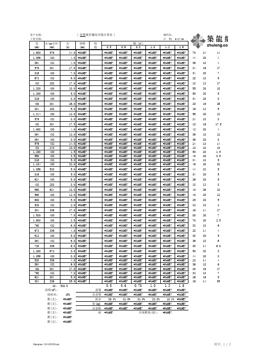 86026_风管铁皮用量计算表