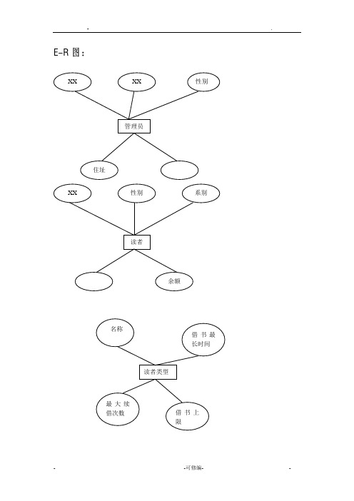 图书管理系统E-R图、数据流、关系模式