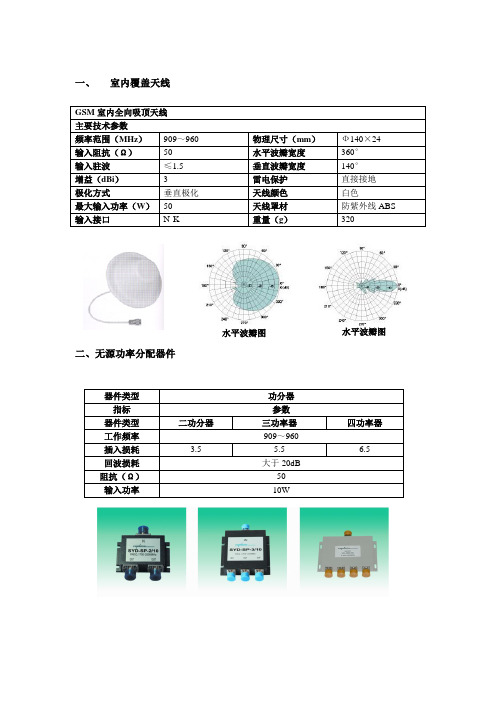 天馈线参数