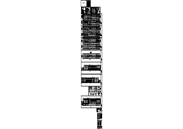 某地6层框架面粉生产车间建筑结构全套施工图（含工艺图）