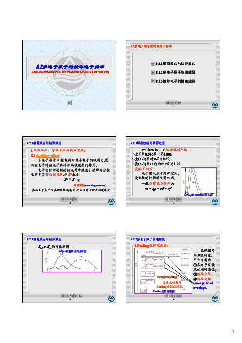 屏蔽效应与钻穿效应