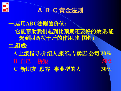 ABC黄金法则