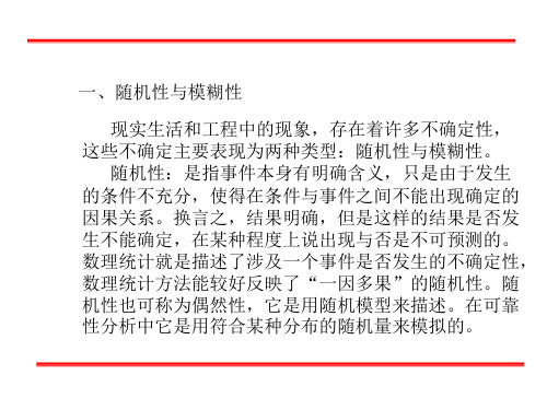 可靠性工程与风险评估模糊集理论