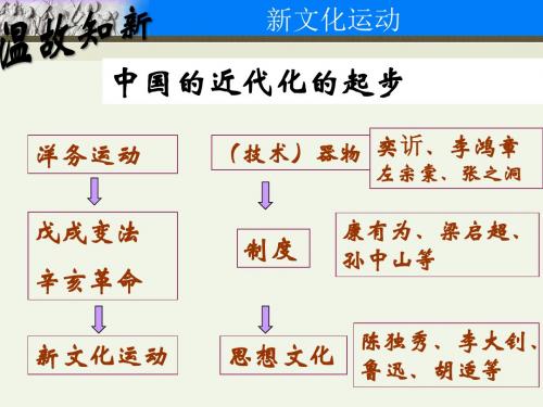 北师大版历史八年级上册第10课《新文化运动》ppt课件3