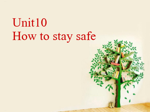 《How to stay safe》PPT(完美版)