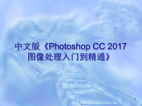 中文版Photoshop CC 2017图像处理入门到精通第1章 图像处理基础