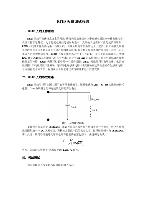 RFID天线调试总结