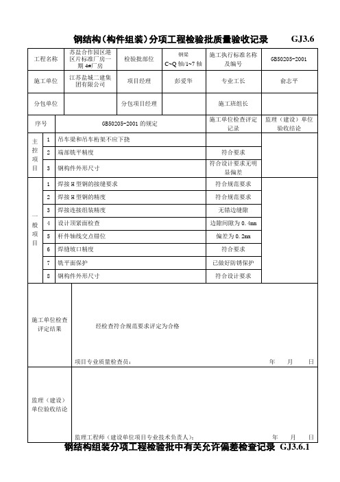 构件组装GJ3.6