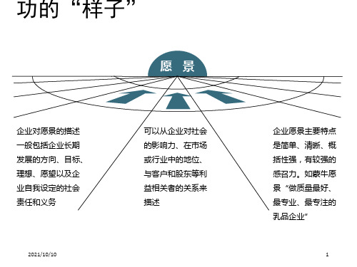 企业愿景、使命、价值观、企业精神