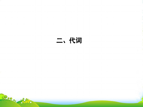 高考英语(外研版)大一轮复习课件语法专题+二、代词