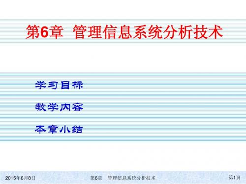 管理信息系统原理与应用(第二版)ch06简明教程PPT课件