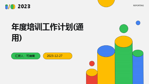 年度培训工作计划(通用)ppt