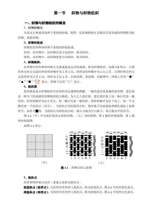 第一节   织物与织物组织