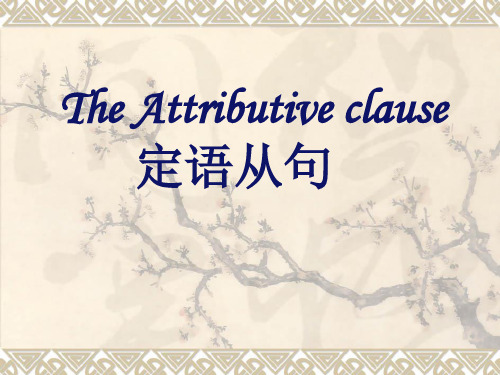 定语从句考点透视.ppt