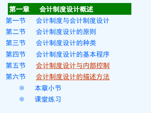 第一章会计制度设计概论(15-16)2