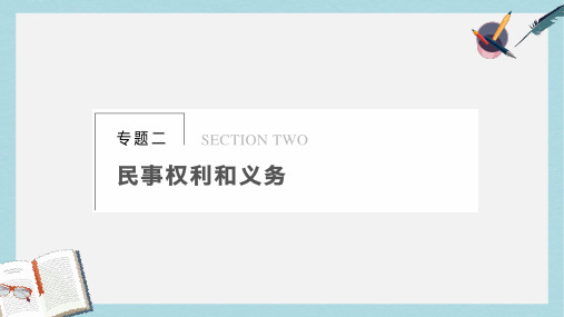 人教版高中政治选修5专题二《认真对待权利和义务》ppt课件