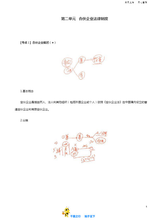 2019中级经济法讲义65讲第19讲_合伙企业概述、普通合伙企业的设立、普通合伙企业财产、