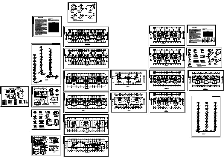 【安徽】高层住宅供暖全套设计图纸