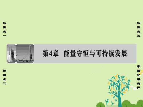 高中物理第4章能量守恒与可持续发展4.1势能的变化与机械功课件沪科版必修2