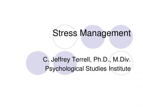 Stress Management