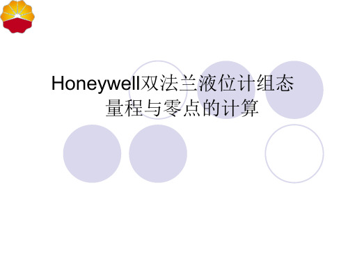 Honeywell双法兰液位计组态,量程与零点的计算;