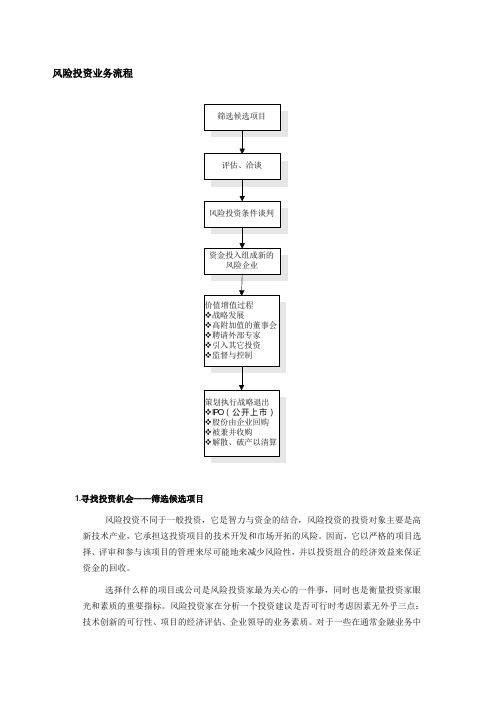 风险投资流程