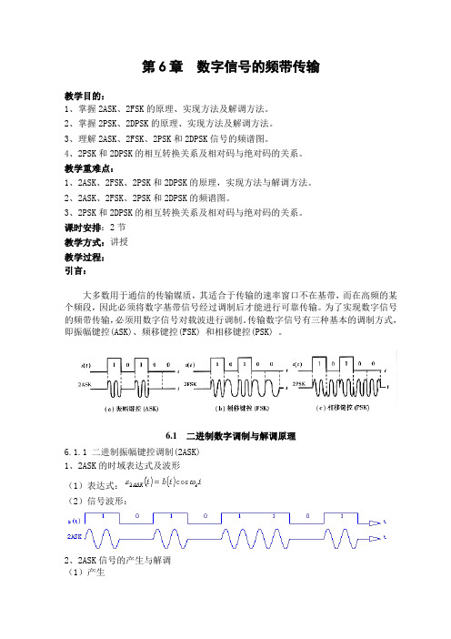 第6章数字信号的频带传输