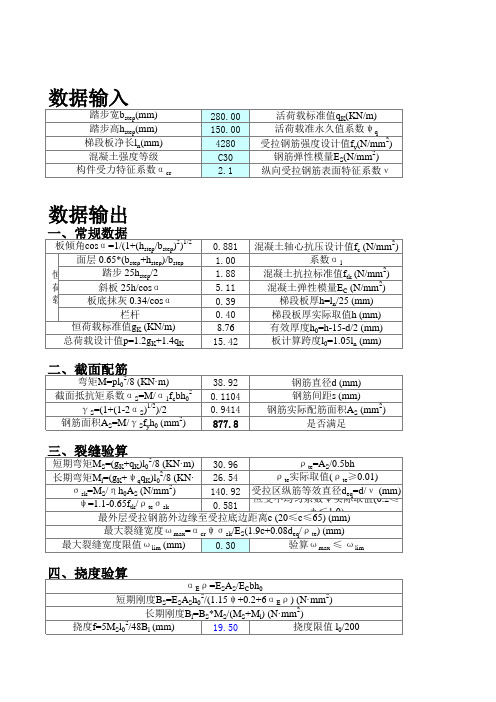 楼梯间荷载计算(图)