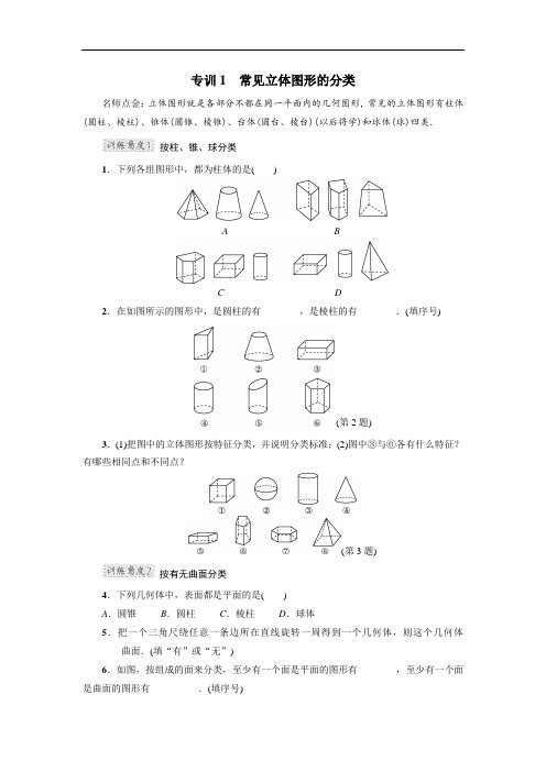 丰富的图形世界专训