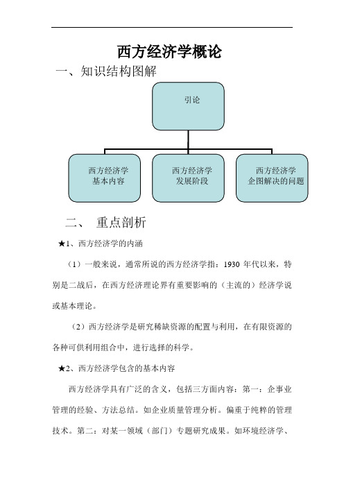 西方经济学概论