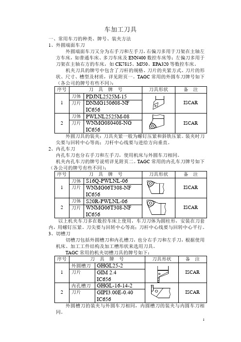 车加工刀具