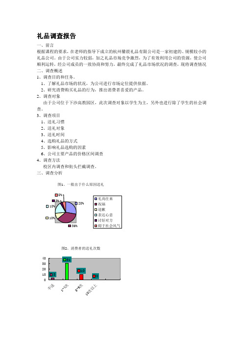 礼品市场调查报告