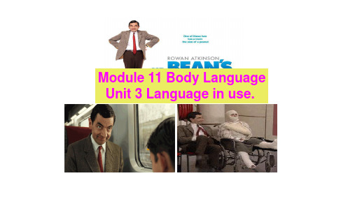 外研版英语七年级下册Module 11 Body Language Unit 3 课件