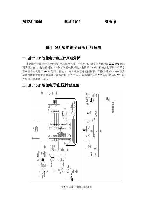 基于DSP智能电子血压计的解剖