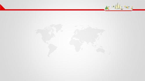商务工作汇报、年终总结——向上走势箭头创意ppt模板【图文可任意编辑替换】