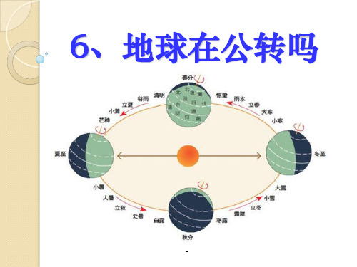 地球在公转吗-PPT课件 